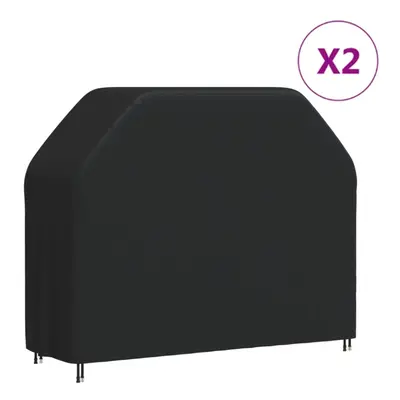 (162 x x cm) vidaXL BBQ Covers Waterproof Outdoor Barbecue Cover pcs 420D Oxford Fabric