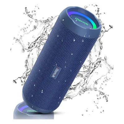 (3600mAh, Blue) Bluetooth Speaker Portable Wireless Bluetooth Speaker, 30W Enhanced Bass IPX7 Wa