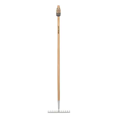 Draper Heritage Stainless Steel Garden Rake with Ash Handle