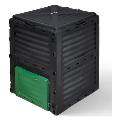 VOUNOT Compost Bin Garden, Litre Plastic Composters Outdoor, Black