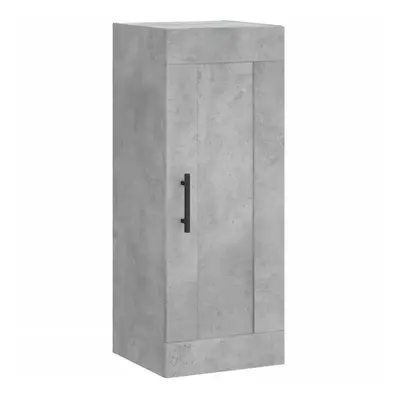 (concrete grey) vidaXL Wall Mounted Cabinet Storage Cabinet Side Cabinet White Engineered Wood