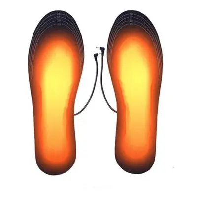 (Large) Pair Winter USB Heated Insoles Electric Heating Warm Sliceable Carbon Fiber Heating Inso