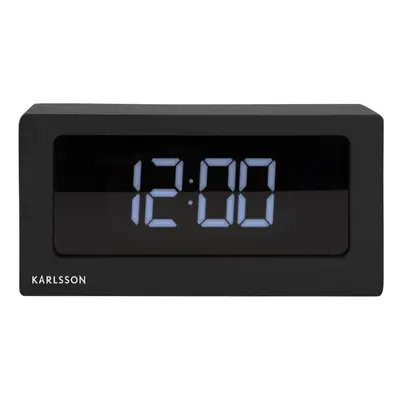 Karlsson Boxed LED Alarm Clock - Black