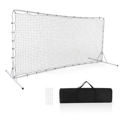 Soccer Rebounder Net Football Training Equipment w/Carry Bag