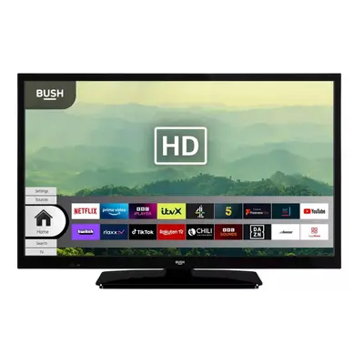 Bush ELED24HDSDVDB 24" Smart HD Ready HDR LED TV DVD Combi Freeview Play