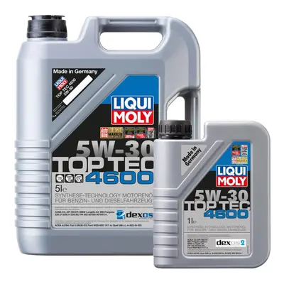 5w30 Engine Oil ACEA C3 Liqui Moly Top Tec SN CF 6L