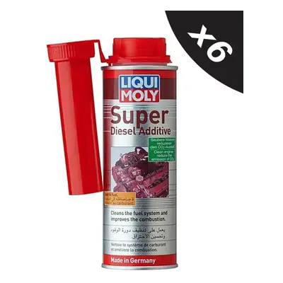 Liqui Moly Super Diesel Additive Injector System Cleaner Treatment 6x250ml