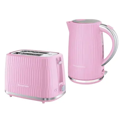 Russell Hobbs Eden Raspberry Pink Kettle & Slice Toaster Set