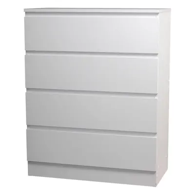 (White Carcass + White Drawers, 4) Or Drawer Skagen Wooden Chest Cabinet Storage