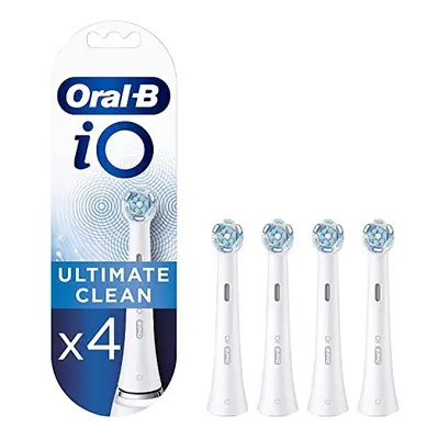 iO Ultimate Clean Electric Toothbrush Head, Twisted & Angled Bristles for Deeper Plaque Removal,