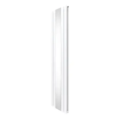 Flat Mirror Radiator - 1800mm x 425mm - White