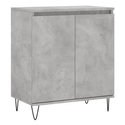 (concrete grey) vidaXL Sideboard Storage Cabinet Side Cabinet Cupboard White Engineered Wood