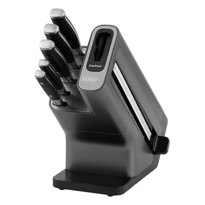 Ninja Stay Sharp Piece Knife With Knife Block - Black