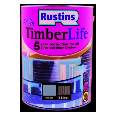 Rustins Quick Dry Timberlife - Dark Oak 5ltr