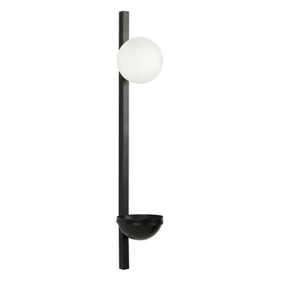 Wall Lamp ISABELLA With Plant Pot Metal Black