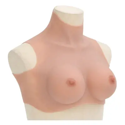 (natural, d/ cotton) vidaXL SiliconeÂ BreastplateÂ for Crossdressers Fake Breast Forms Tan H Cup