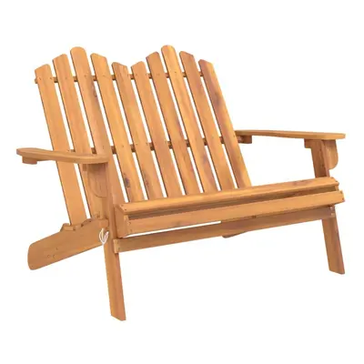 vidaXL Adirondack Garden Bench Outdoor Bench Deck Chair Solid Wood Acacia