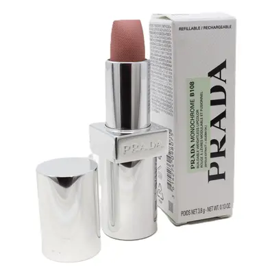 (B108 Beige) Prada Monochrome Hyper Matte Refillable Lipstick 0.13oz/3.8g New With Box