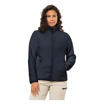 (XS, Night Blue) Jack Wolfskin Womens High Curl Fleece Cosy Soft Feel Comfort Jacket