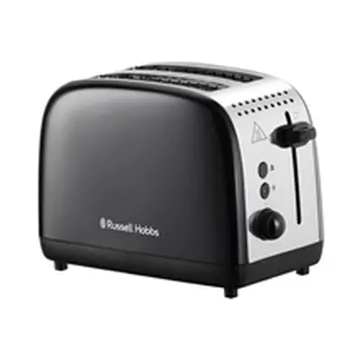 Russell Hobbs Slice Toaster Stainless Steel 1670W - Black