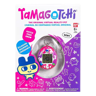 Original Tamagotchi Purple Pink Clock