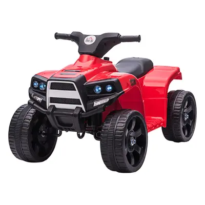 HOMCOM V Kids Ride on Cars Electric ATV for months Toddlers Black+Red