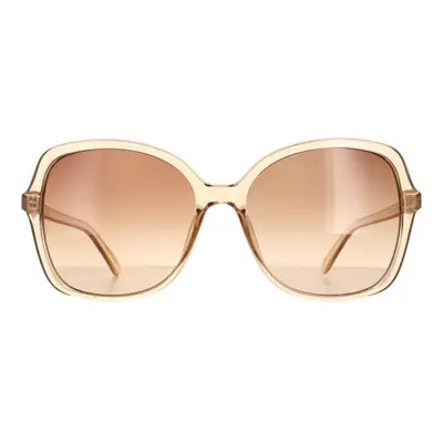 Calvin Klein Sunglasses CK19561S Crystal Beige Brown Gradient