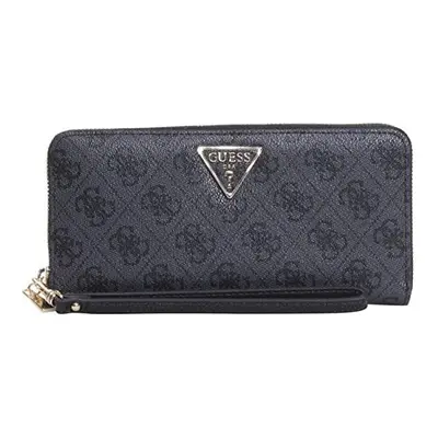 GUESS Laurel Large Zip Around Wallet Coal Logo One Size