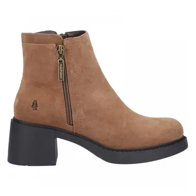 (6 (Adults')) Adele | Tan | Women's Heeled Ankle Boots