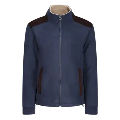 (S, Navy) Regatta Mens Faversham Full Zip Fleece Jacket