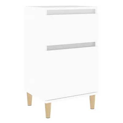 (white, pcs) vidaXL Bedside Cabinets Bedside Table Nightstand Table Side Table End Table