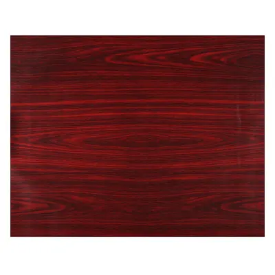 (Red) Modern Wallpaper Wood Grain Self-Adhesive Wall Tile Sticker 100.45M Waterproof