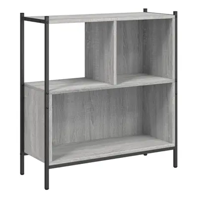 (grey sonoma) vidaXL Bookcase Bookshelf Storage Cabinet Shelving Unit Rack Engineered Wood