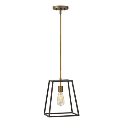 1 Bulb Ceiling Pendant Light Fitting Bronze LED E27 100W Bulb