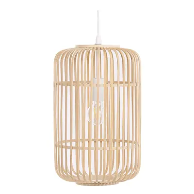 Pendant Lamp AISNE Bamboo Wood Light Brown