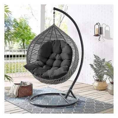 Garden Indoor Hanging Egg Swing Hammock Chair Seat Thick Pad Cushion Pillow Pads