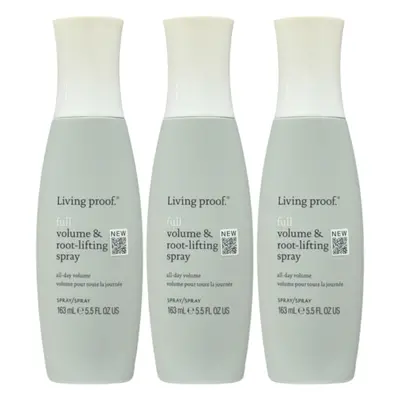 Living Proof Full Volume & Root-Lifting Spray 5.5 Oz (Pack of 3)