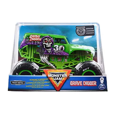 Monster Jam True Metal 1:24 Scale Special 30th Anniversary Grave Digger