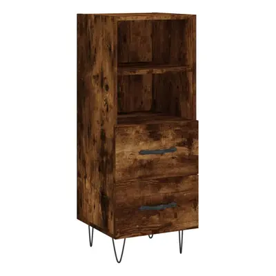 (smoked oak) vidaXL Sideboard Storage Side Cabinet Cupboard Sonoma Oak Engineered Wood