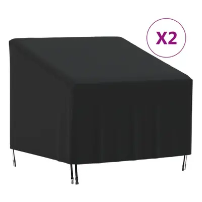 (90 x x 50/75 cm) vidaXL Garden Chair Covers Outdoor Furniture Cover pcs 420D Oxford Fabric