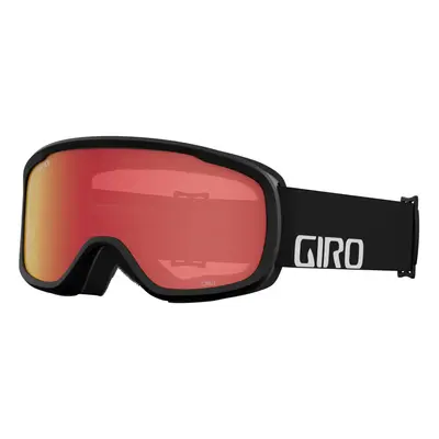 Giro Cruz Snow Goggle Black Wordmark / Amber Scarlet Lenses - Medium Frame