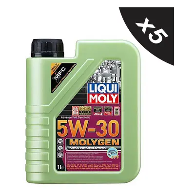 5W30 Synthetic Engine Oil DPF BMW AUDI PORSCHE Liqui Moly Molygen 5x1L