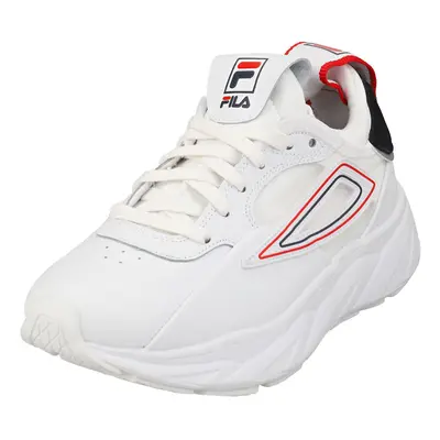 (7) Fila Amore Womens Fashion Trainers in White Navy Red