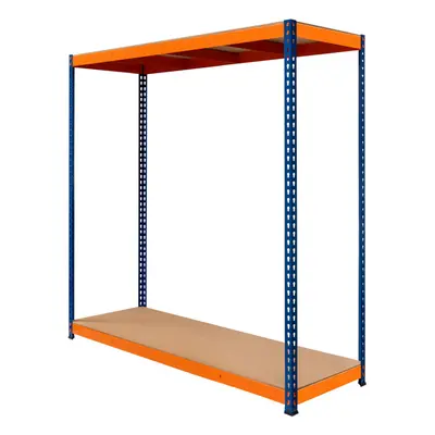 (2) Warehouse Racking S-Rax Shelving Heavy Duty Garage