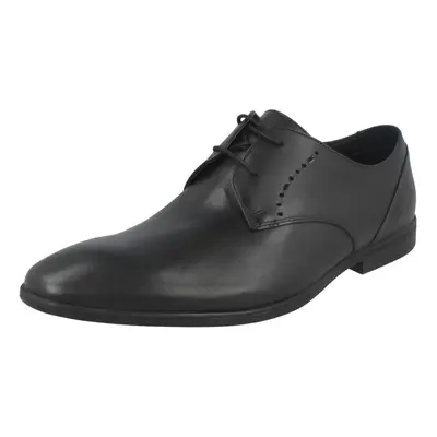 (UK 10, Black) Mens Clarks Formal Lace Up Shoes Bampton Lace - G Fit