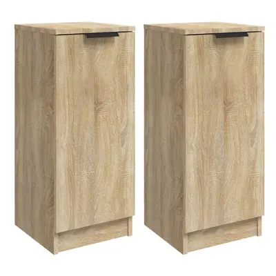 (sonoma oak, 2) vidaXL Sideboard Engineered Wood Side Cabinet Home Organiser Cupboard Highboard