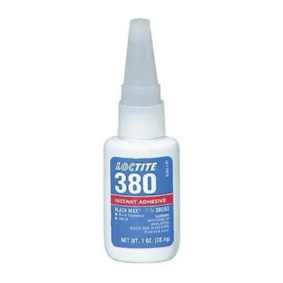 Loctite 1-Oz Black Max 380Toughenedins. Adhesive