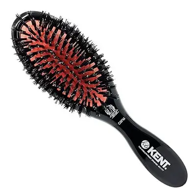 Kent Medium Pure Black Bristle Cushioned Brush - CSFM (PACK OF 1)