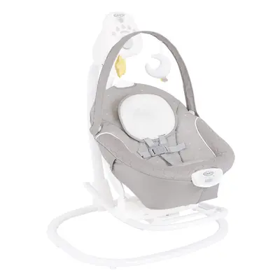 Graco SoftSway 2-in-1 Smart Swing & Rocker with silent magentic motion technology, Suitable from