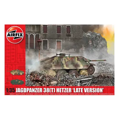 Airfix A1353 JagdPanzer tonne Hetzer, Late Version 1:35 Plastic Model Kit